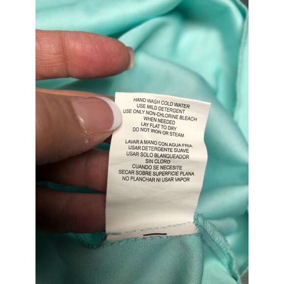 Speechless Dress Size 7 Cream Lace Top Mint Green Mesh Lined Short Skirt - Picture 8 of 9